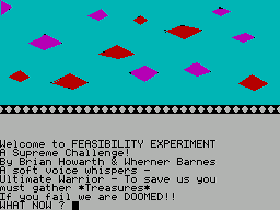 Mysterious Adventures No. 05 - Feasibility Experiment (1983)(Channel 8 Software)